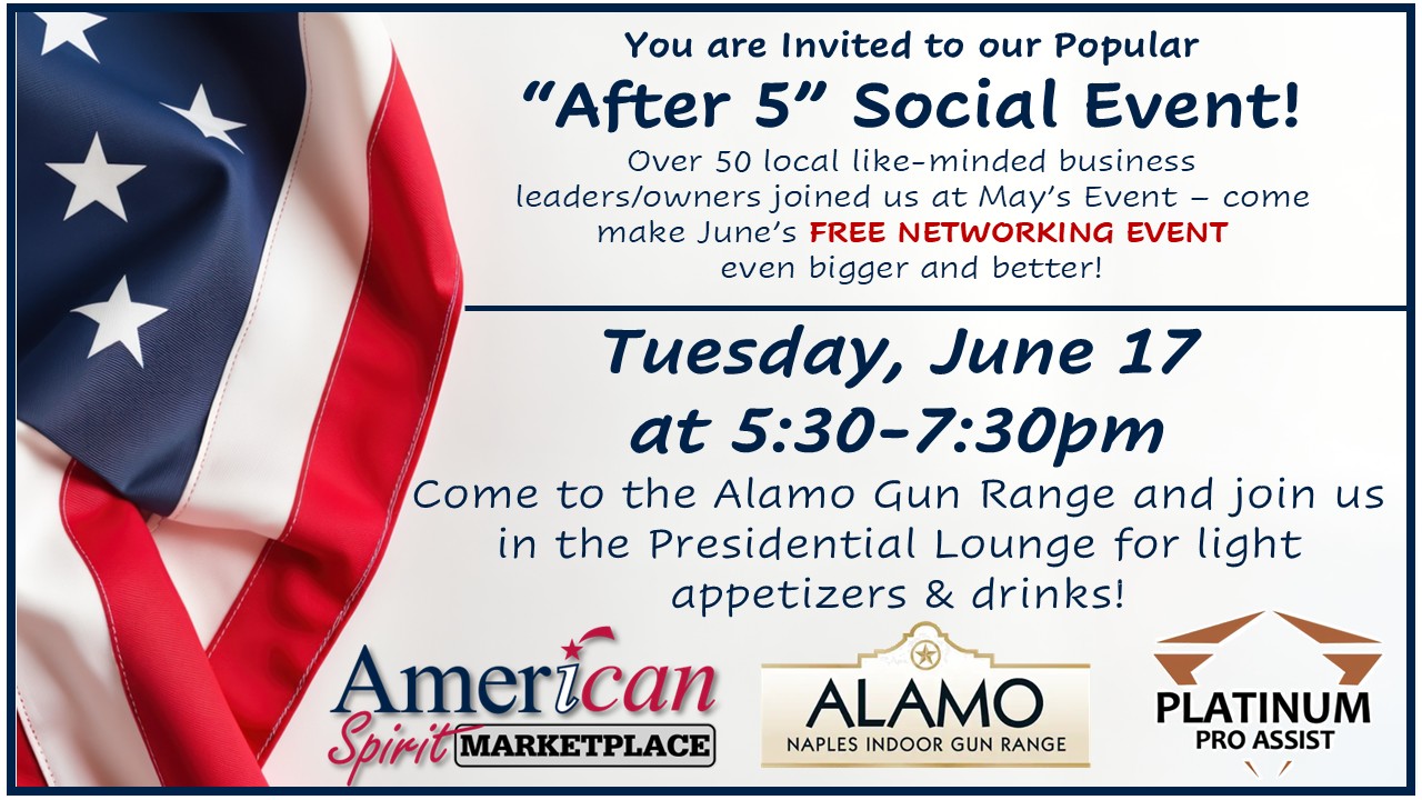 JUNE Networking Alamo Event - American Spirit MARKETPLACE